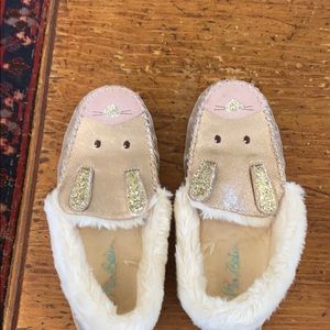 Mini Boden girls slippers